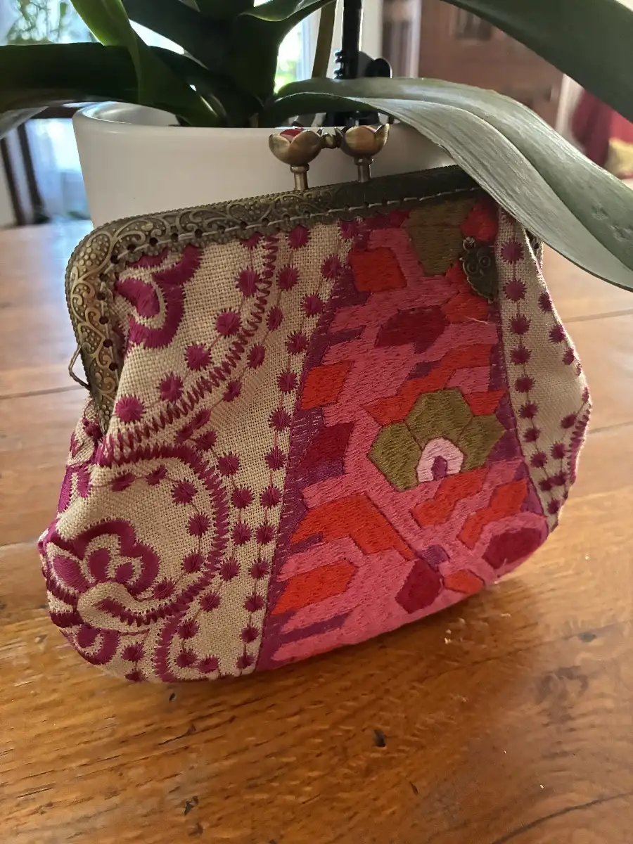 Porte monnaie grand format motif Frida Kahlo